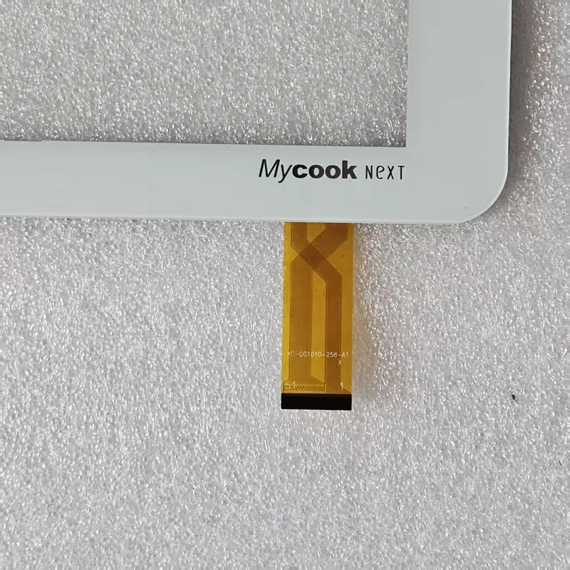 New White For Taurus Mycook Next Food processor tablet capacitive touch screen digitizer sensor external glass panel
