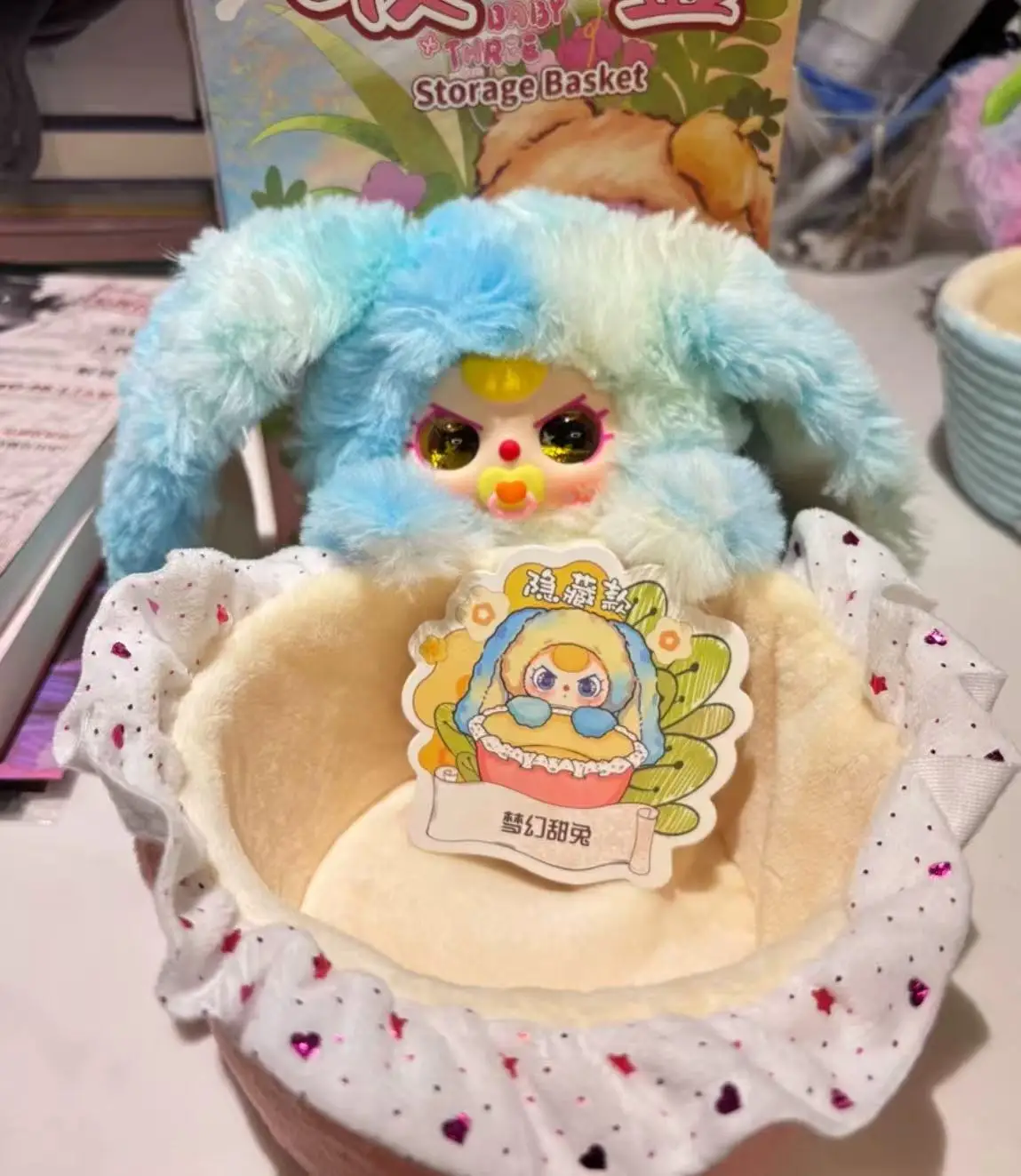 

Новая оригинальная детская три корзины для хранения, плюшевая глухая коробка, милая кукла, разные настольные коробки для хранения, коробка-сюрприз, украшение, подарок
