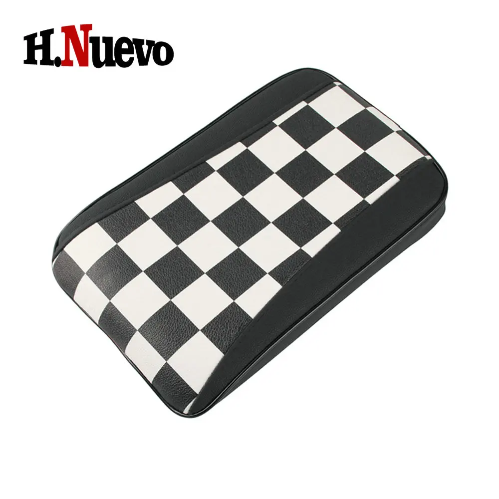 Car Leather For Mini Cooper F54 F55 F56 F60 Auto Hand Rest Pad Central Armrest Storage Box Cover Protective Mat Accessories