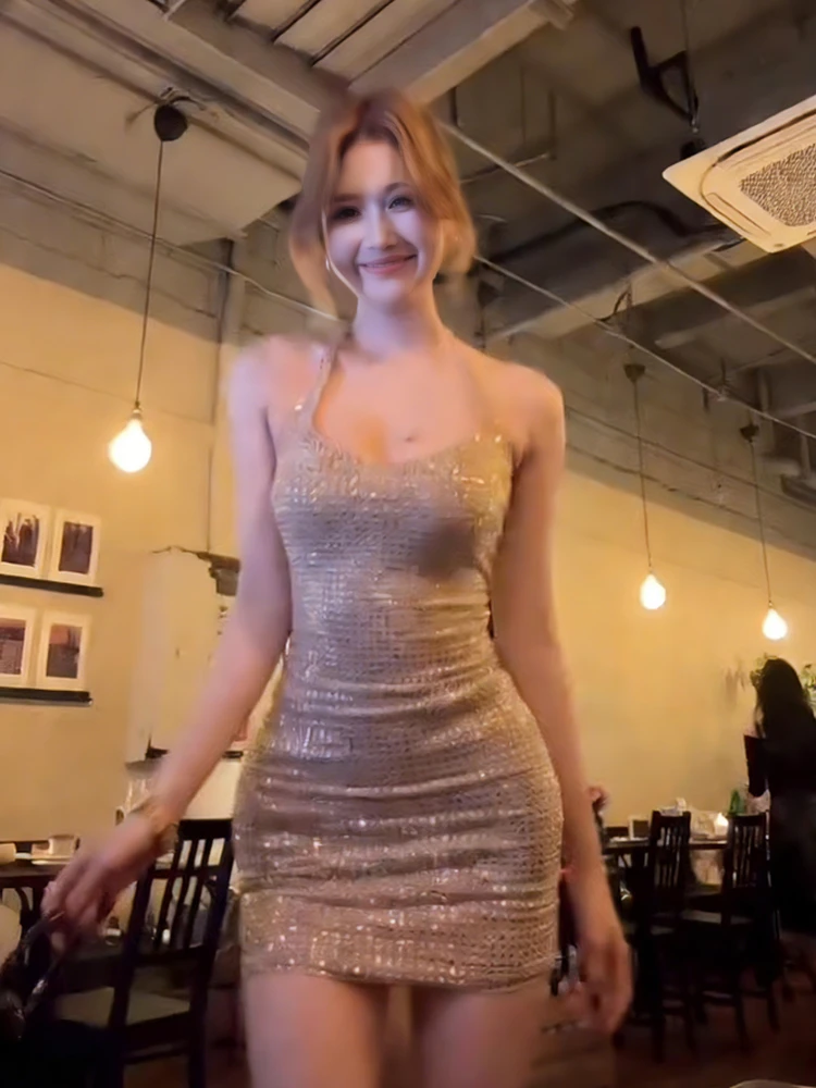 

Сексуальное женское модное платье с высокой талией и бриллиантами, элегантное женское платье для дня рождения, юбка Ele Lady