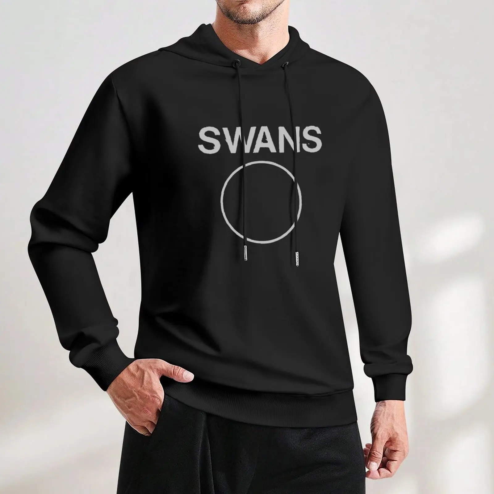 SWANS Pulôver com capuz roupas para homens moletom masculino tamanho grande com capuz