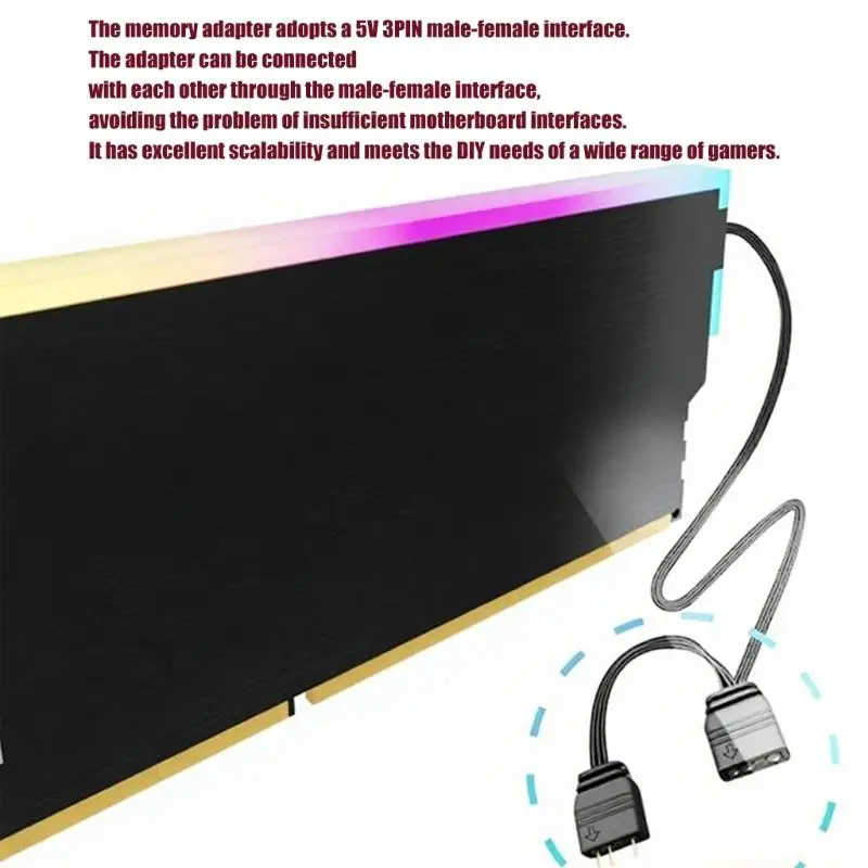 ARGB Heatsink Coolers Set for Gaming Desktop Appearance Styling