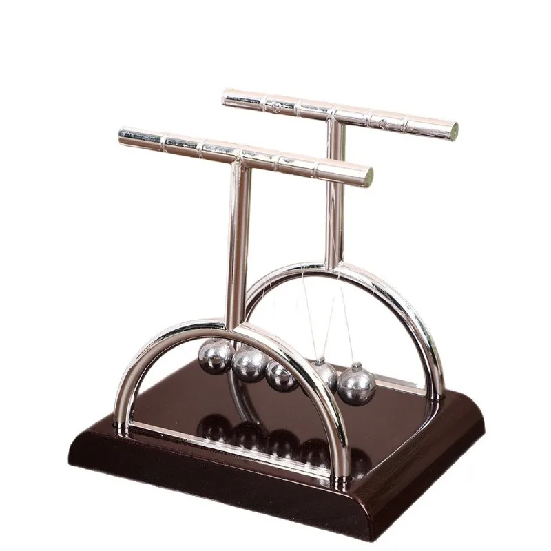 Newton's Cradle Balance Steel Ball Pendulum, Physics Science Teaching Desktop Toy, Stress Relief Home Decoration Gift