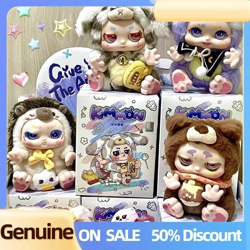Echte Kimmon V2 Answer To Life'S Vragen Serie Blind Box Pluche Pop Speelgoed Kimmon 2.0 Figuur Knuffelige Mystery Box Speelgoed Kids Gift