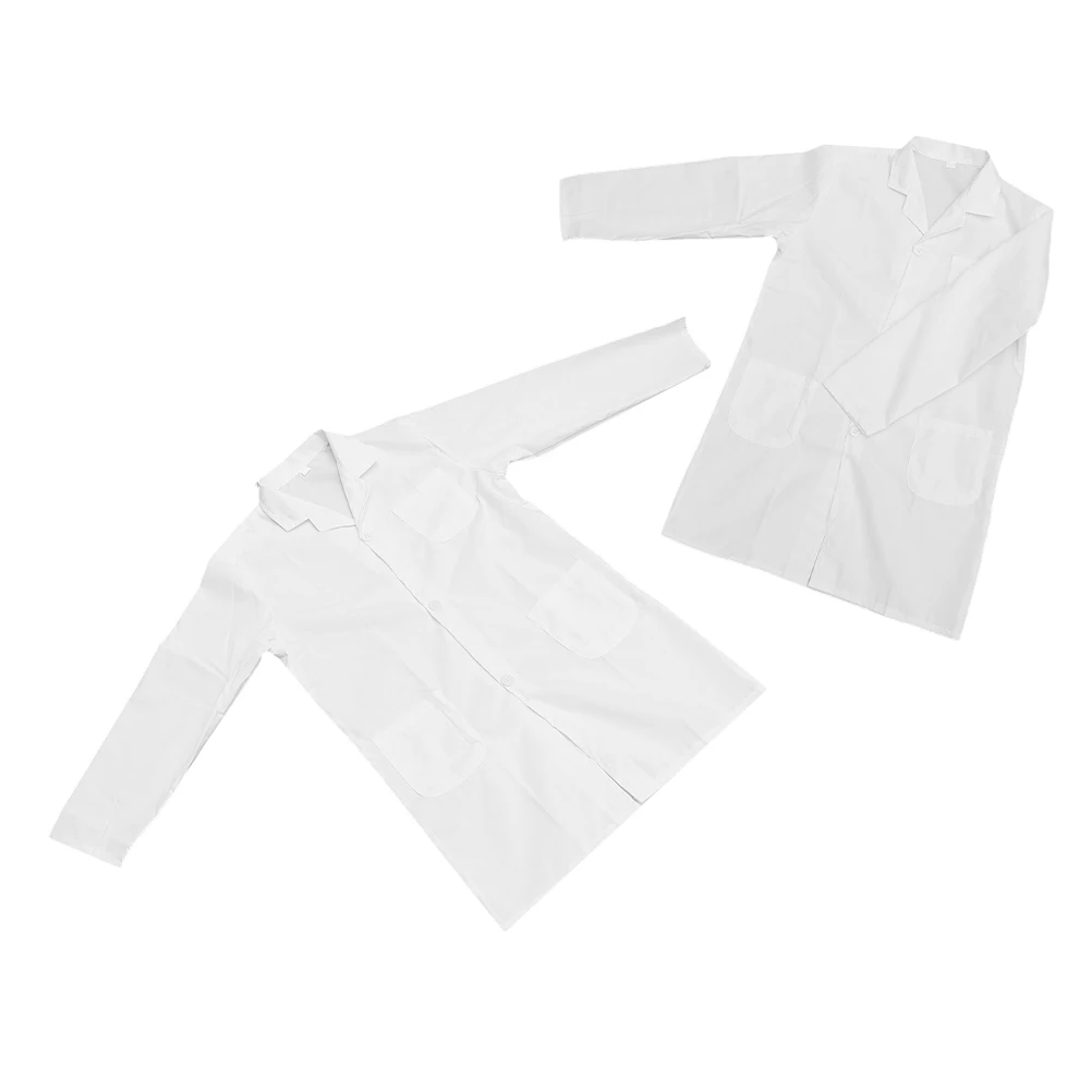 

2Pcs Kids Lab Material Toddler Scientist Costume Reusable Washable Cosplay Role Play Lightweight Durable