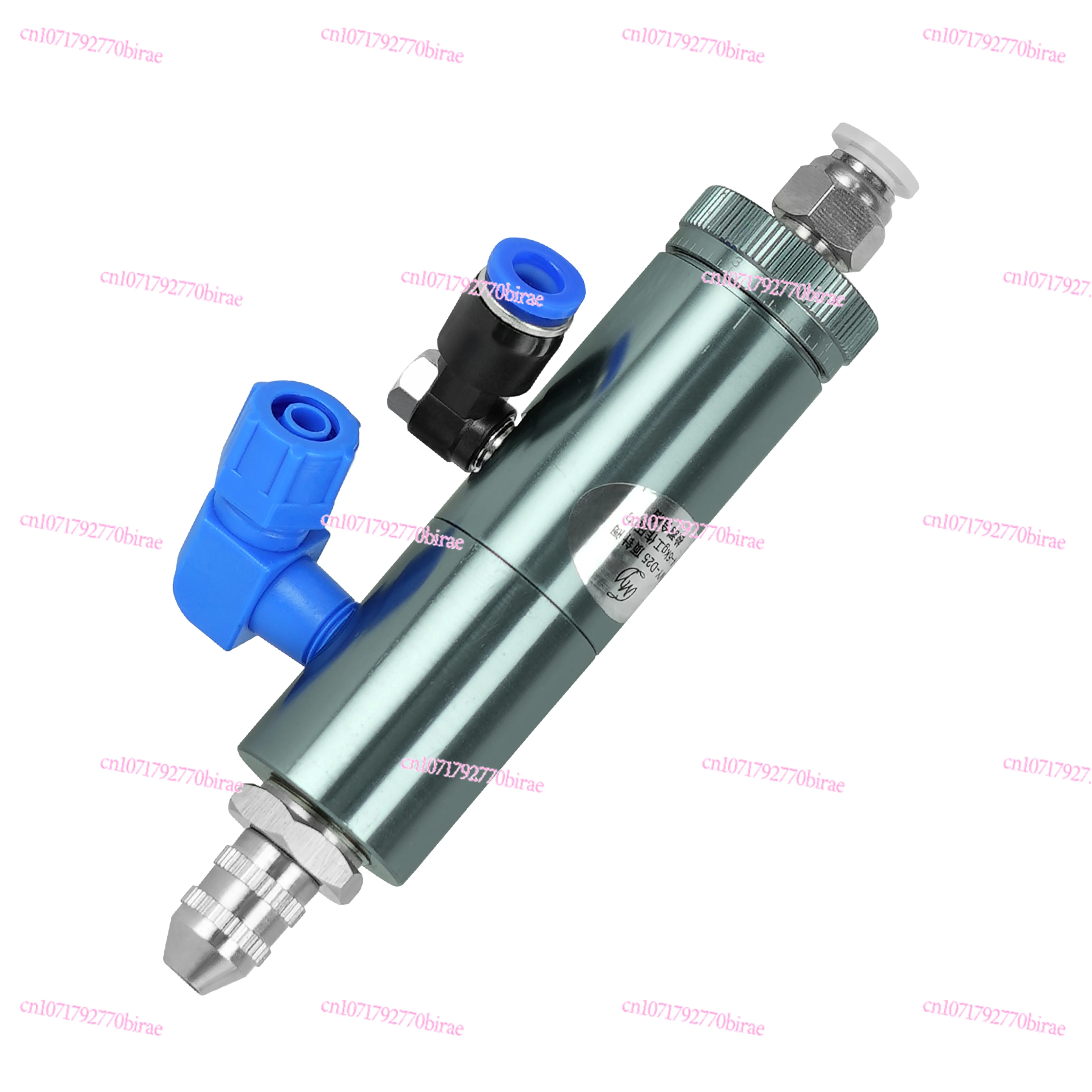 D25 Thimble Type Round Dispensing  Pneumatic Single Liquid  Control  UV  Yellow Glue Valve Fine Adjustment