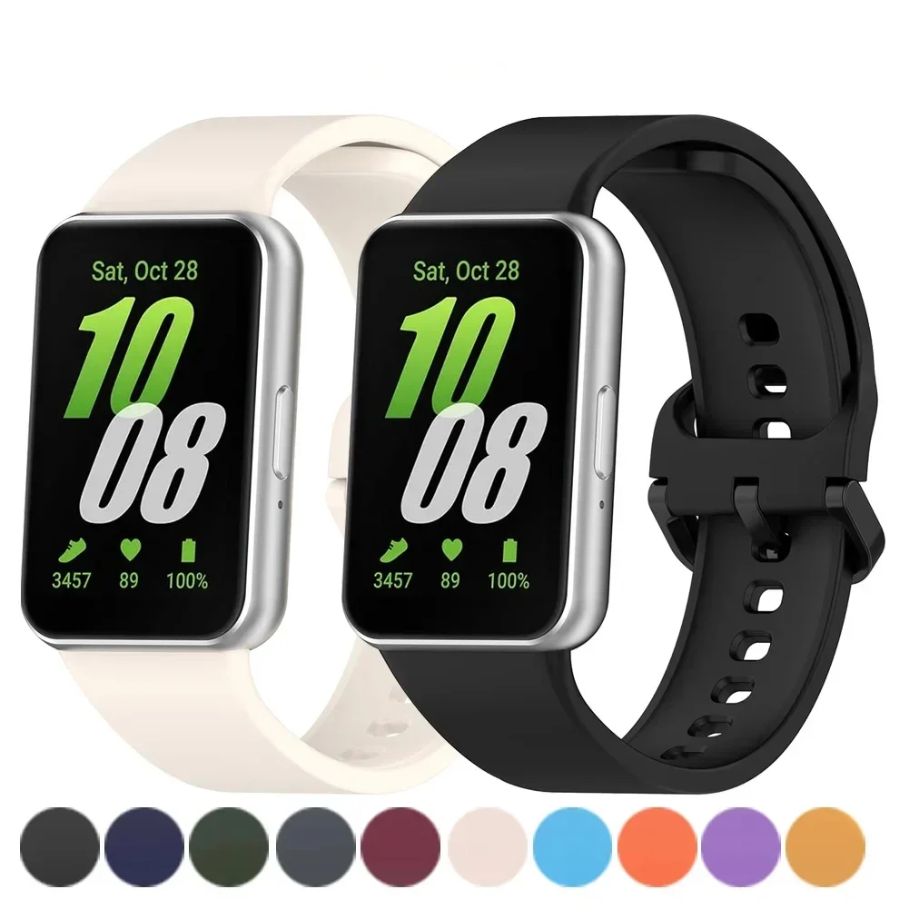 

Silicone Strap for Samsung Galaxy Fit 3 Band Bracelet Sport Correas for Galaxy Fit3 Band Accessories Replacement Belt Watchband