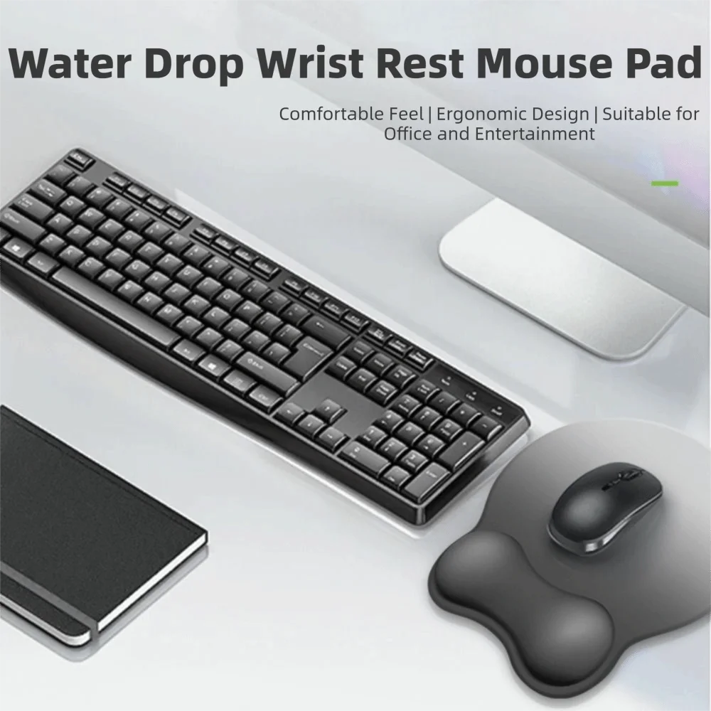 

Fashion Non-Slip Gradient Mouse Pad Soft Smooth Surface Comfortable Wrist Rest Silicone Ergonomic Mouse Pad Office Use