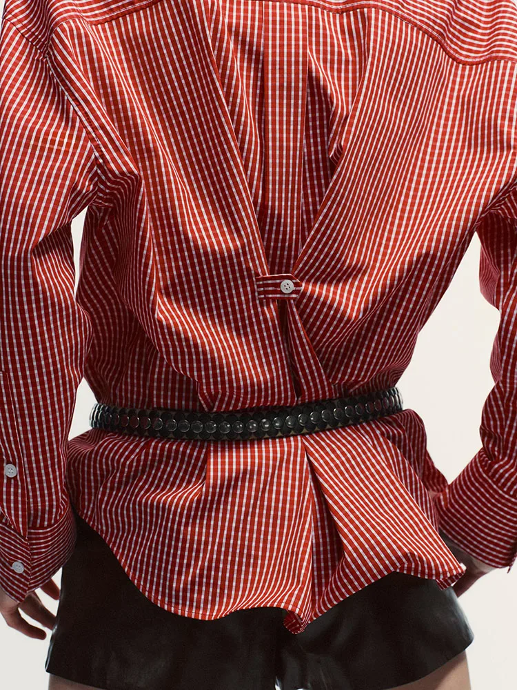 Novo inverno 2025 feminino faion casual versátil longo sve xadrez antung solto irt étnico roupas de palco