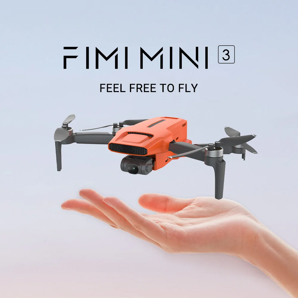 جديد FIMI MINI 3 4K كاميرا بدون طيار 249g 60fps AI Super Night Video 9KM 3-axis Gimbal 1/2 بوصة 48MP الاستشعار C0 طائرة بدون طيار احترافية