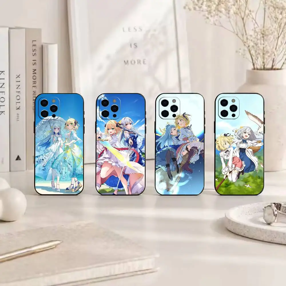 Мягкий черный чехол Magic Anime MagiRevo для iPhone 16, 15, 14, 13, 12, 11, Pro, Max, Plus, X, XS, SE4, E (1 шт.)