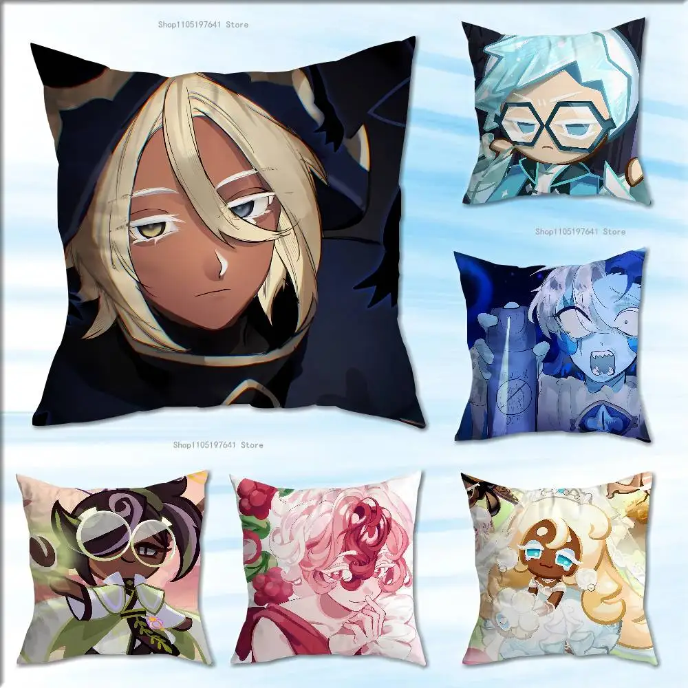 

Funny Game Cookies R-Run Pillow Case For Sofa Decor Car Office Room Printing Cushion Cover Decorations and Protector