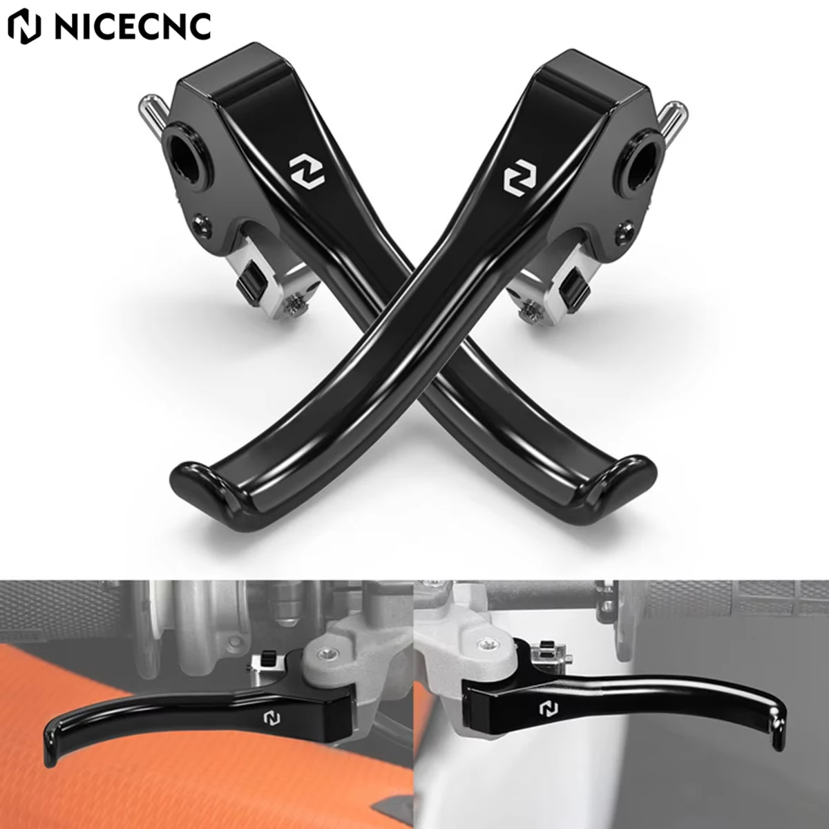 

For Husqvarna TE 300 FE 501 450 350 300 250 150 TE 2022-2024 TX300 FX350 FX450 2023 Braktec Short Clutch Lever Brake Lever Kit