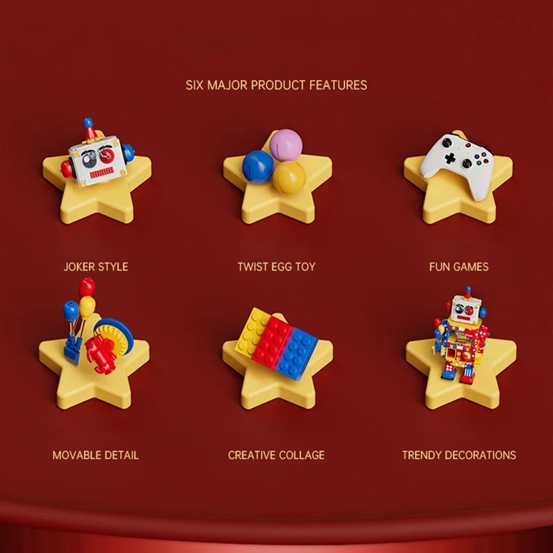 JAKI Desktop Game Console Building Blocks Toys Set, Creative Toys Ornament, Educational Model Building Toys, Adult Birthday Gift