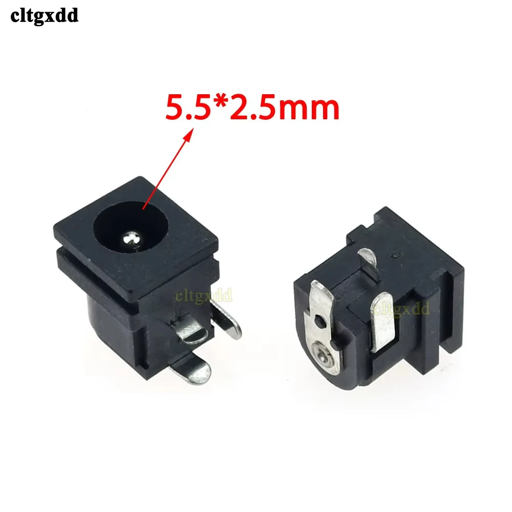 5 Stück/Set PCB-Montage 5,5 X 2,1/2,5 3,0 mm Weiblicher DC-Stromanschluss Steckverbinder DC005 Schwarz 5,5*2,1/2,5/3,0MM – Detail 2
