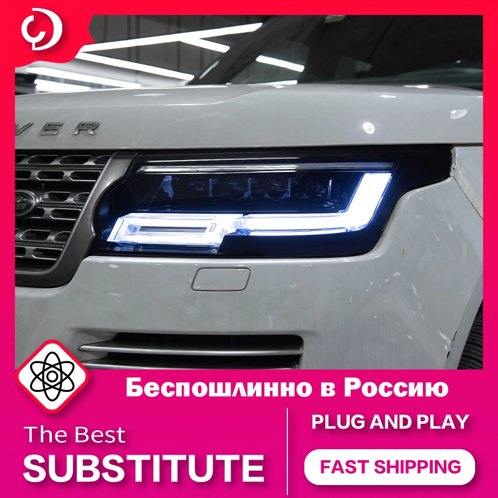 AKD Car Styling Headlights for Range Rover Vogue Sport 2013-2017 LED Headlight DRL Signal light Led Projector Auto Accessories