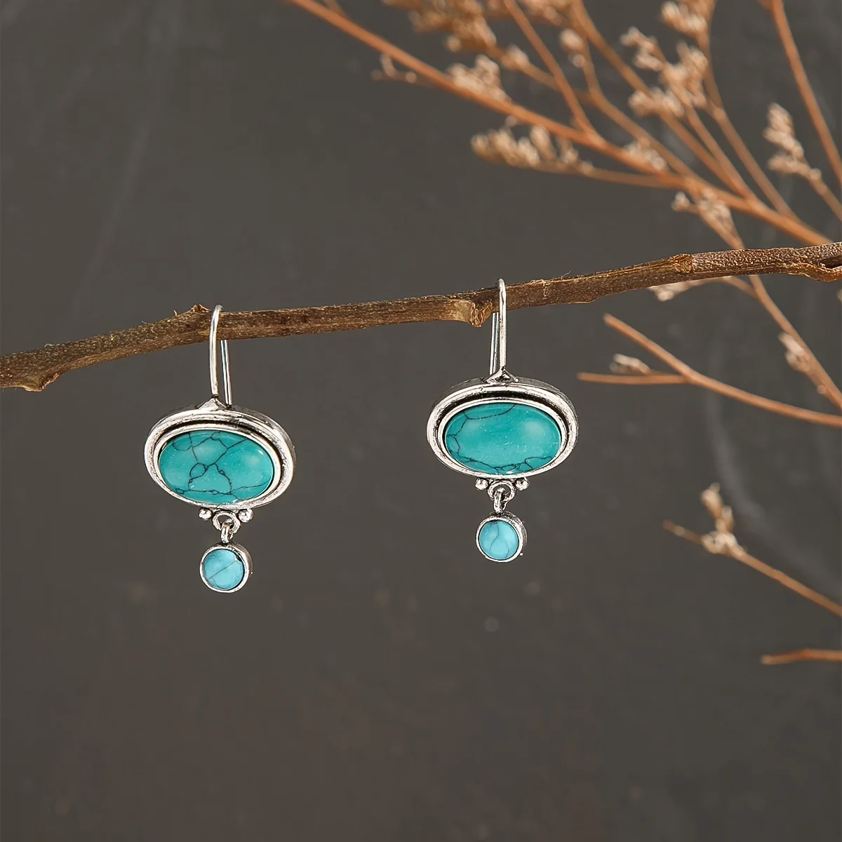 Crossover New Earrings Hot Sale Simple and Exquisite Silver Flower Earrings First Jewelry Women's Earrings