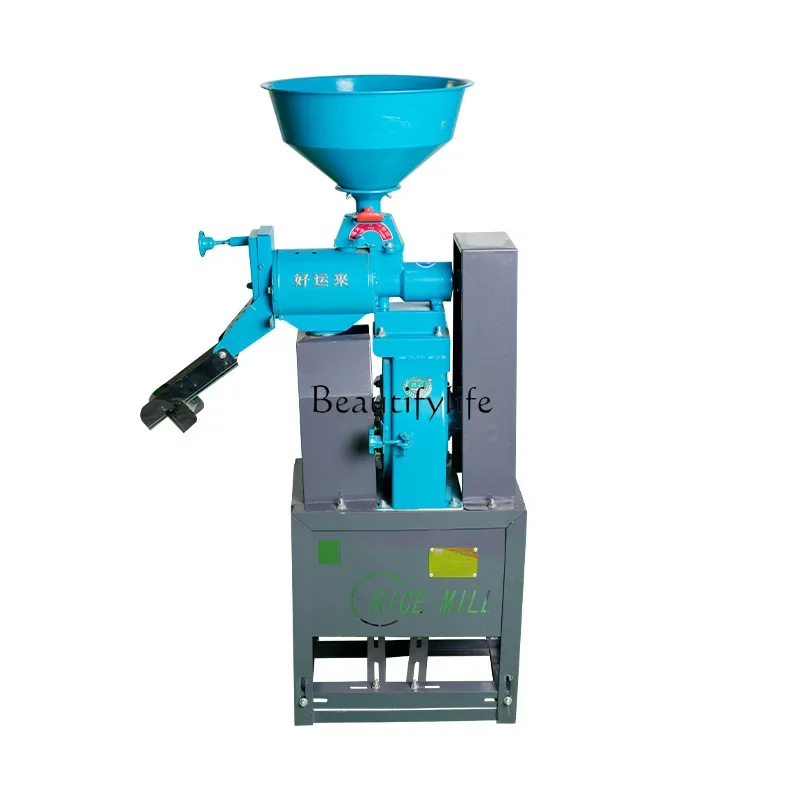 

Automatic rice milling machine Rice shelling and peeling small household rice grinding machine