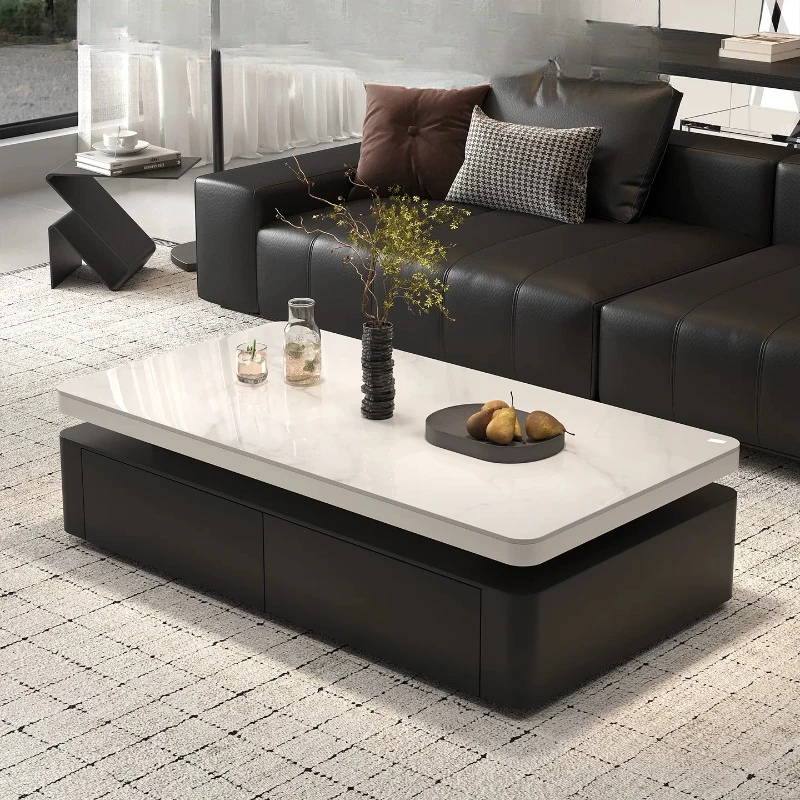 Modern Luxury Coffee Table Living Room Aesthetic Minimalist Italian Coffee Table Simple Unique Mesa Auxiliar Home Furniture