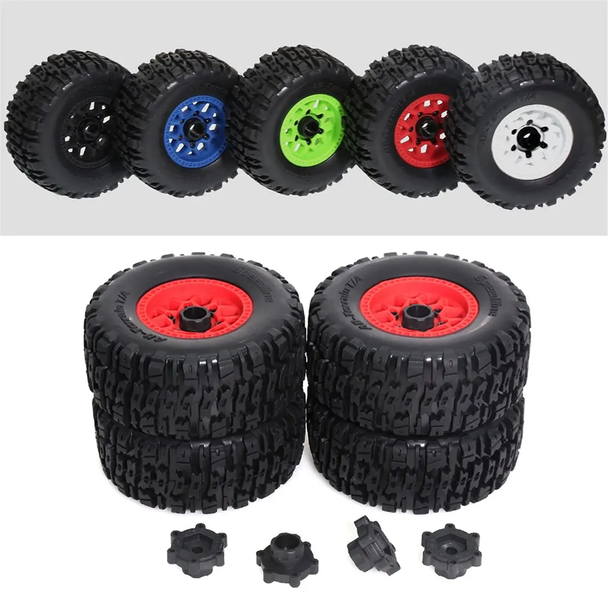 pneus-de-voiture-rc-4-pieces-110mm-en-caoutchouc-pour-remplacement-de-12mm-pour-vehicule-tout-terrain-rouge-nouvel-arrivage