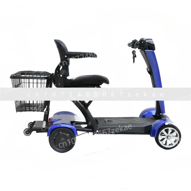 

15 Mph 36v Elderly Disabled 4-Wheel Automatic Folding Mobile Electric Scooter City Bicycle