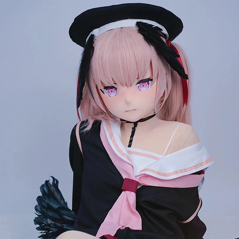 

Handmade Customize Full headband lock Game character Cosplay Kigurumi Resin Masks Japanese Anime Kigurumi Crossdressing Masks