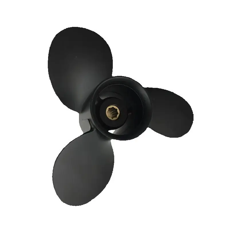 

48-828154A12 CAPTAIN Propeller Black Max 9x8 Fit Mercury Mariner Force Outboard Engine 6HP 8HP 9.9HP 15HP 8 Spline RH
