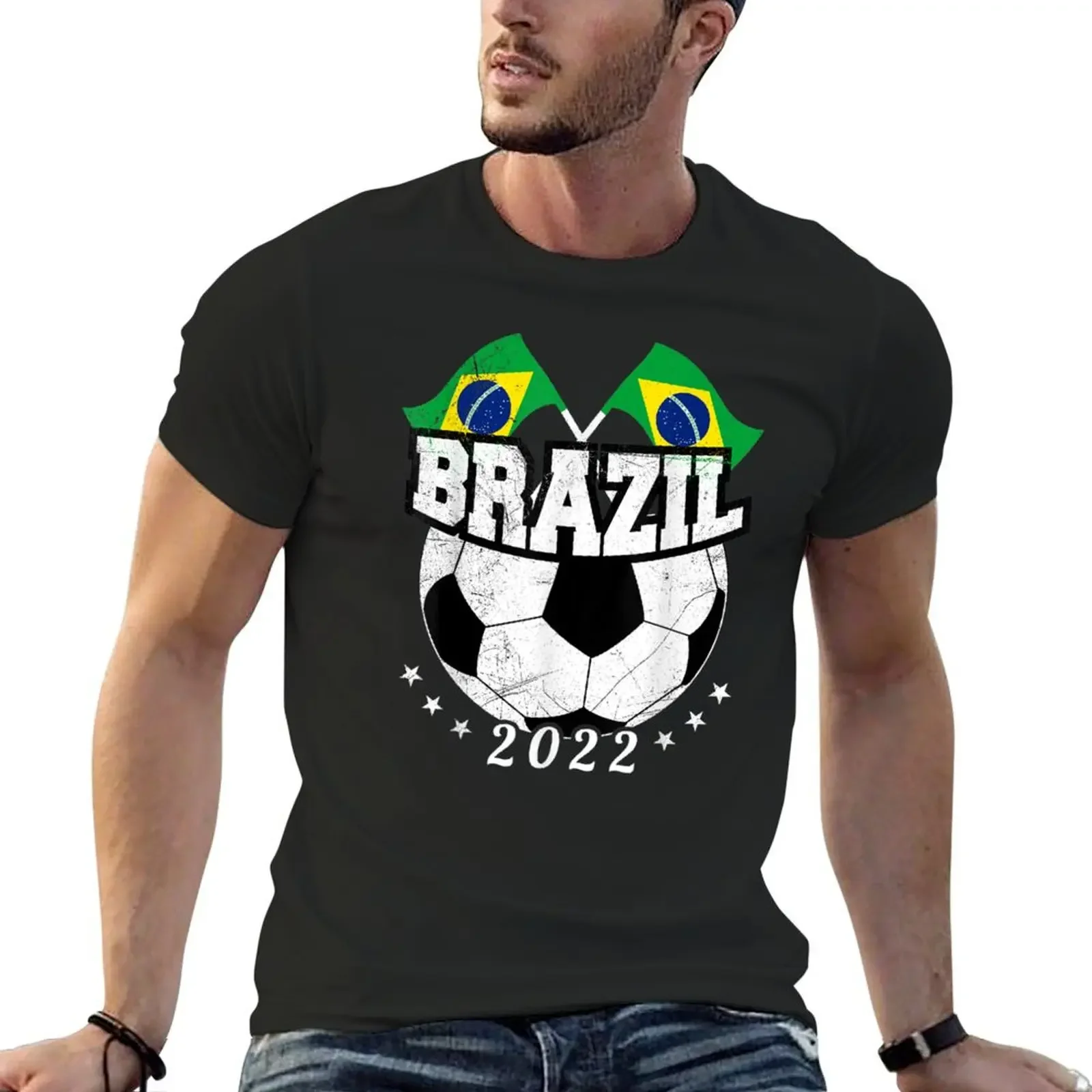 

Brazil Soccer ball Brazilian Team Football 2022 T-Shirt cute clothes boys whites graphic t shirts essential t shirt t shirts men