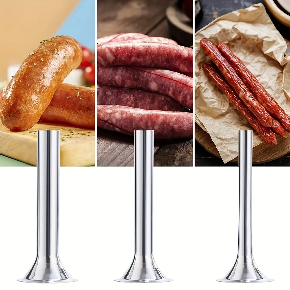 5 # Edelstahl-Wurstfüllrohr-Set für Fleischmühle, Wurstfüllrohr-Zubehör für Vertikale Küchenmixer – Detail 3