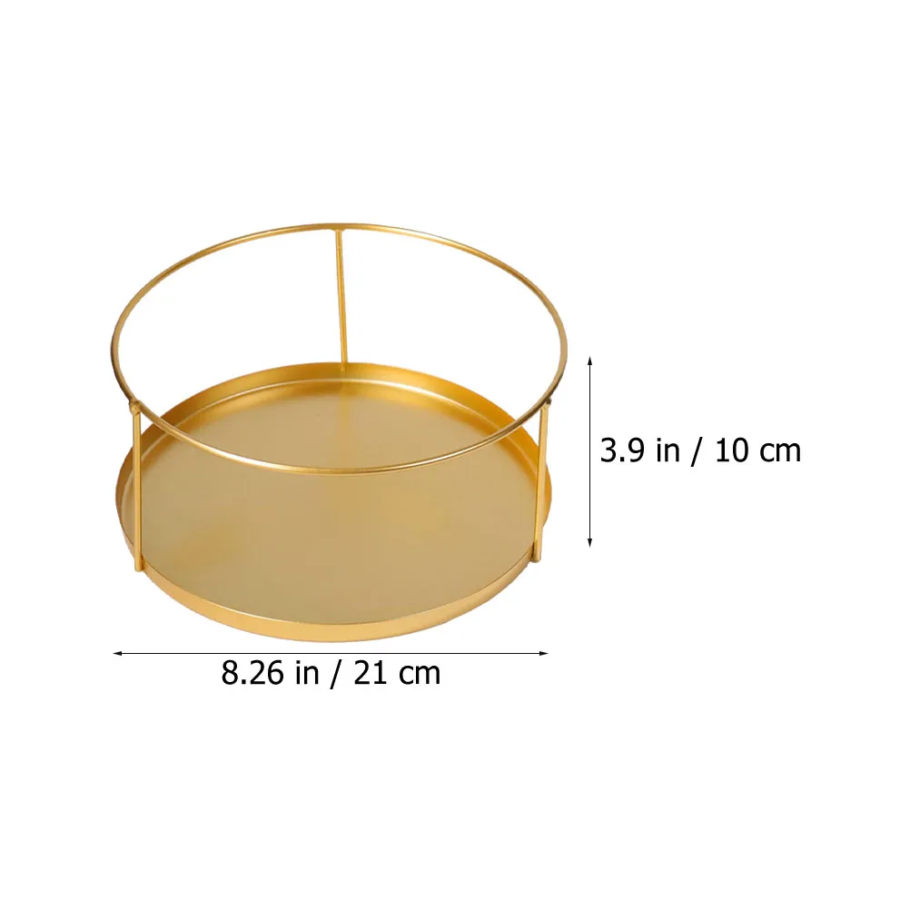 

Iron Art Jewelry Storage Plates Nordic Style Home Adornment Creative Tray Display Rack Watch Ring Holder Storage Solution