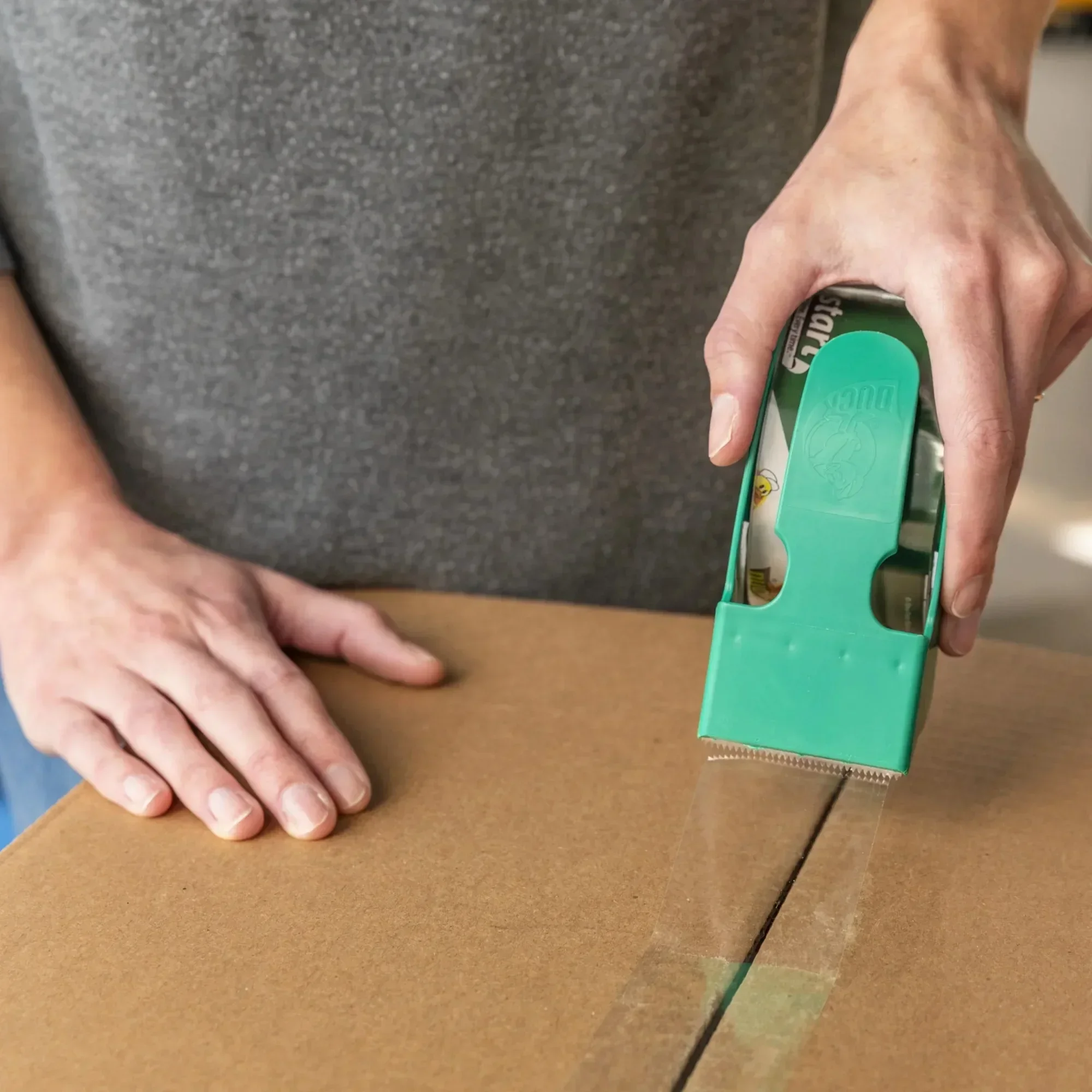 강력한 포장 테이프 8개입, 1.88인치 투명 포장 테이프 (이동 상자 밀봉용, 쉽게 찢어짐)