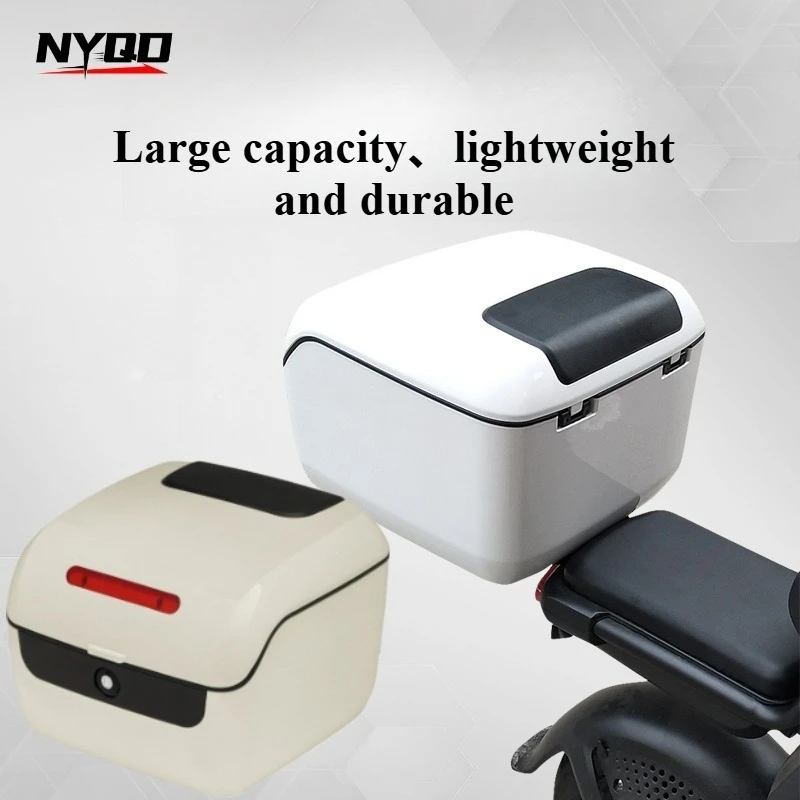 

New Durable Large Capacity Motorcycle Trunk Helmet Storage Box Reflective Motorcycle Trunk Waterproof and Anti Drop