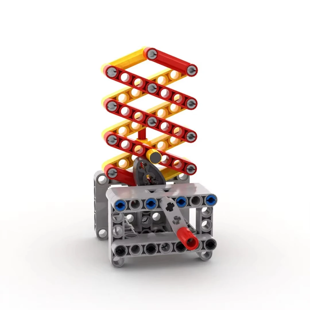 

MOC building block elevator robot gear mechanical model assembly cam scissor linkage technology kit children's gift