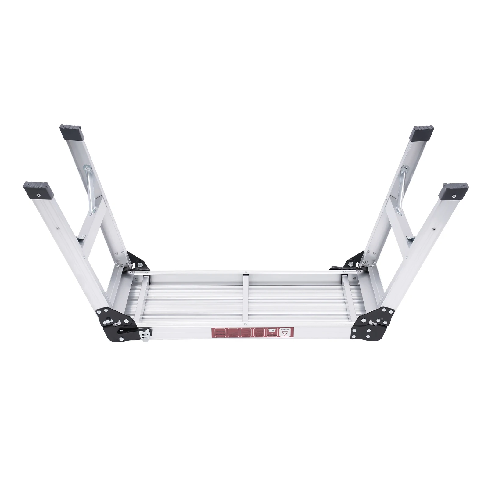 Aluminiumlegierung Plattform-Stufenleiter Faltbar 330lbs Tragfähigkeit Vielseitig Einsetzbar zum Autowaschen Fensterreinigung Dekorieren Camping – Detail 2