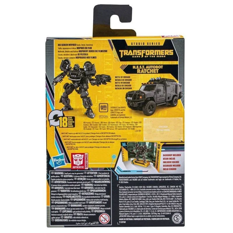 Hasbro Transformers Studio Series SS96BB N.E.S.T. Autobot Ratchet 12Cm Deluxe Class Anime Origineel Action Figure Model Speelgoedcadeau