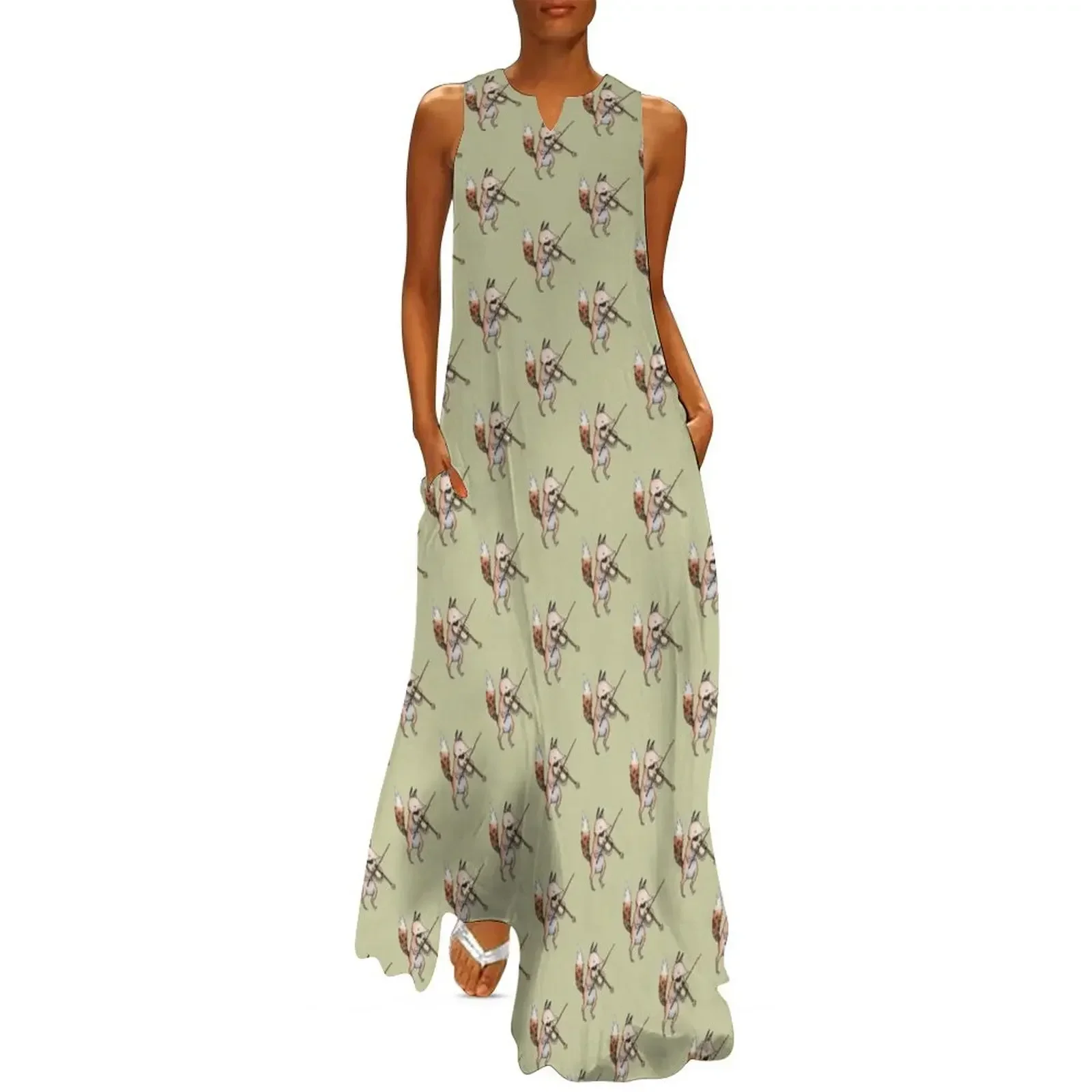 

Violin Fox Long Dress Evening dresses prom dresses 2025 summer dresses for women 2025 Women summer Dress