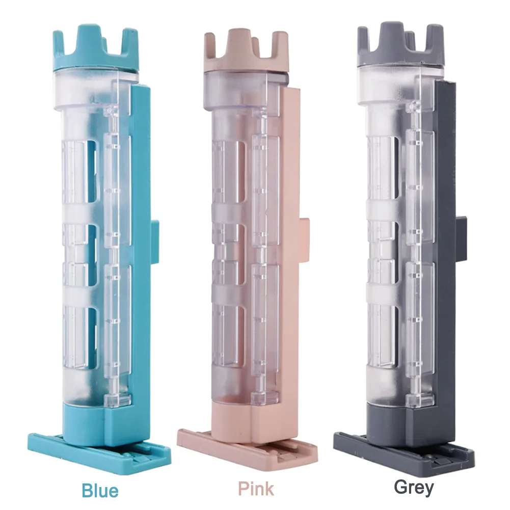 صندوق صيد بلاستيكي حامل قضيب صندوق صيد قابل للفصل حامل برميل قابل للتعديل تصميم محمول ملحقات خارجية #5