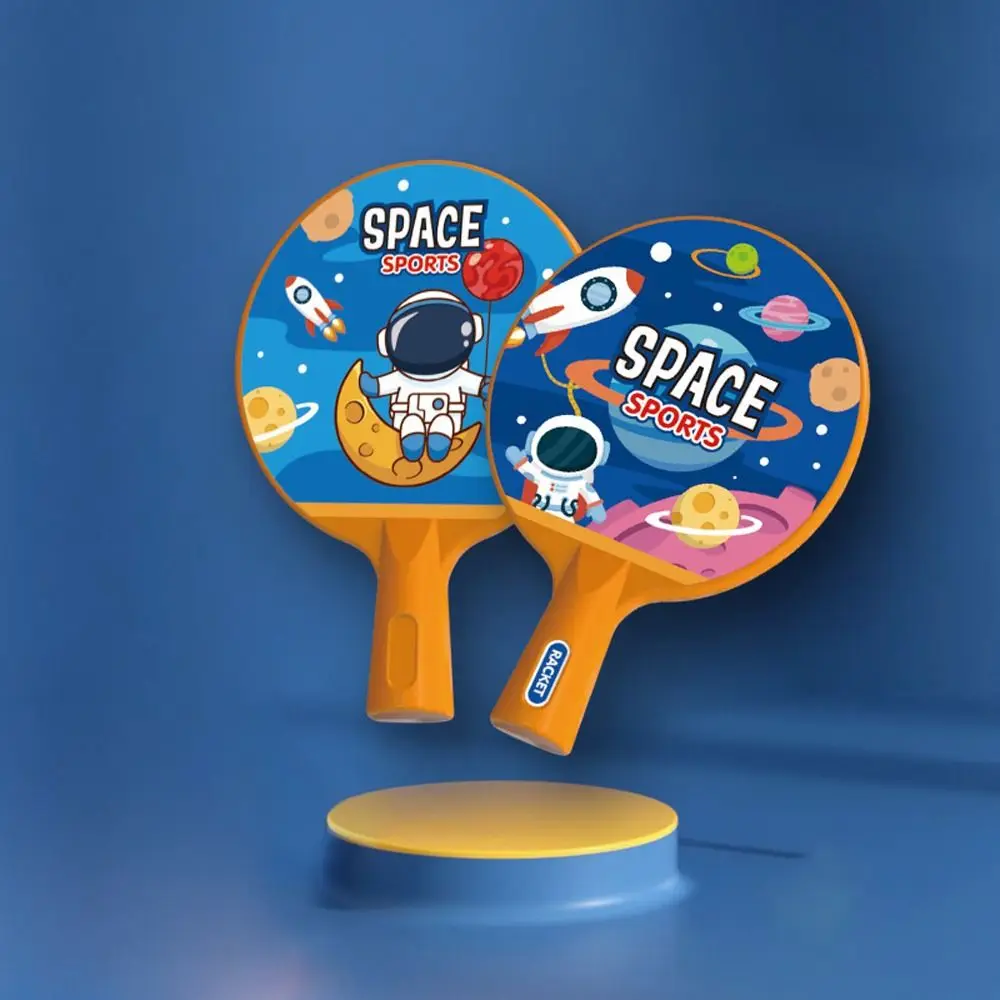 1 conjunto pendurado tênis de mesa treinador coordenação astronauta ping pong auto treinamento dos desenhos animados foguete