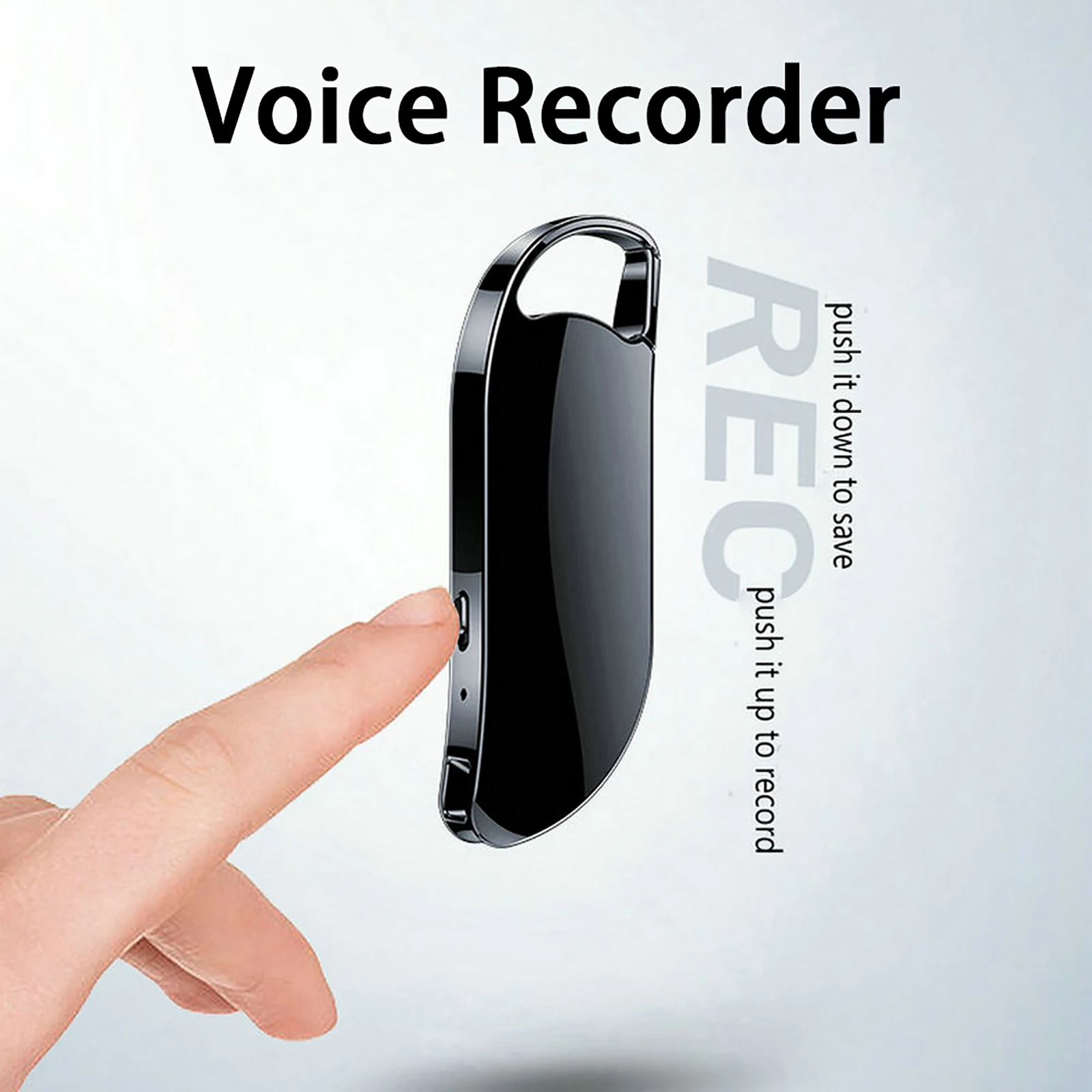 Vandlion V11 128G Digital Mini Voice Activated Recorder 150mAh 192kbps HiFi Recording WAV Dictaphone for Meeting Interview