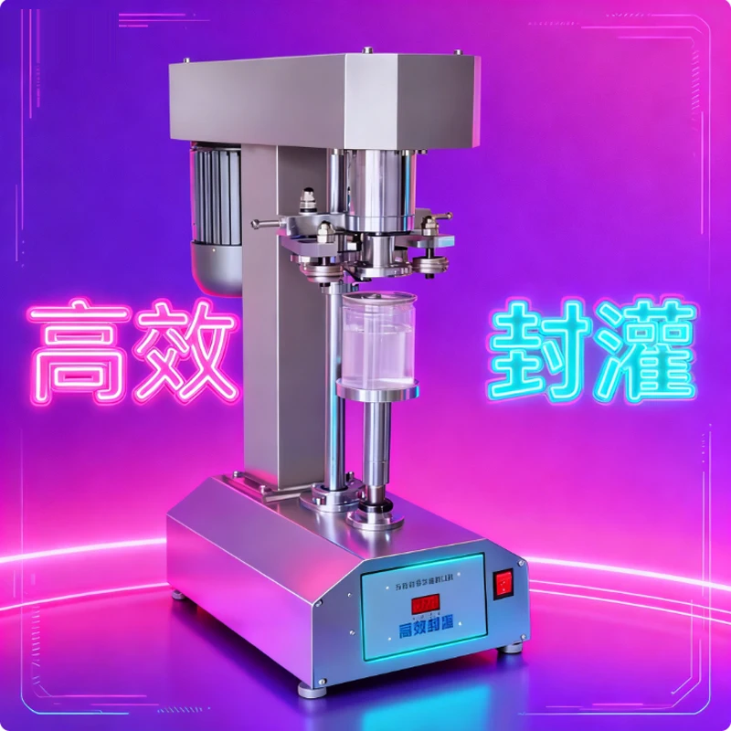 Automatic Desktop Can Sealing Machine Tinplate Can and Aluminum Can Lid Sealing Machine Sealing