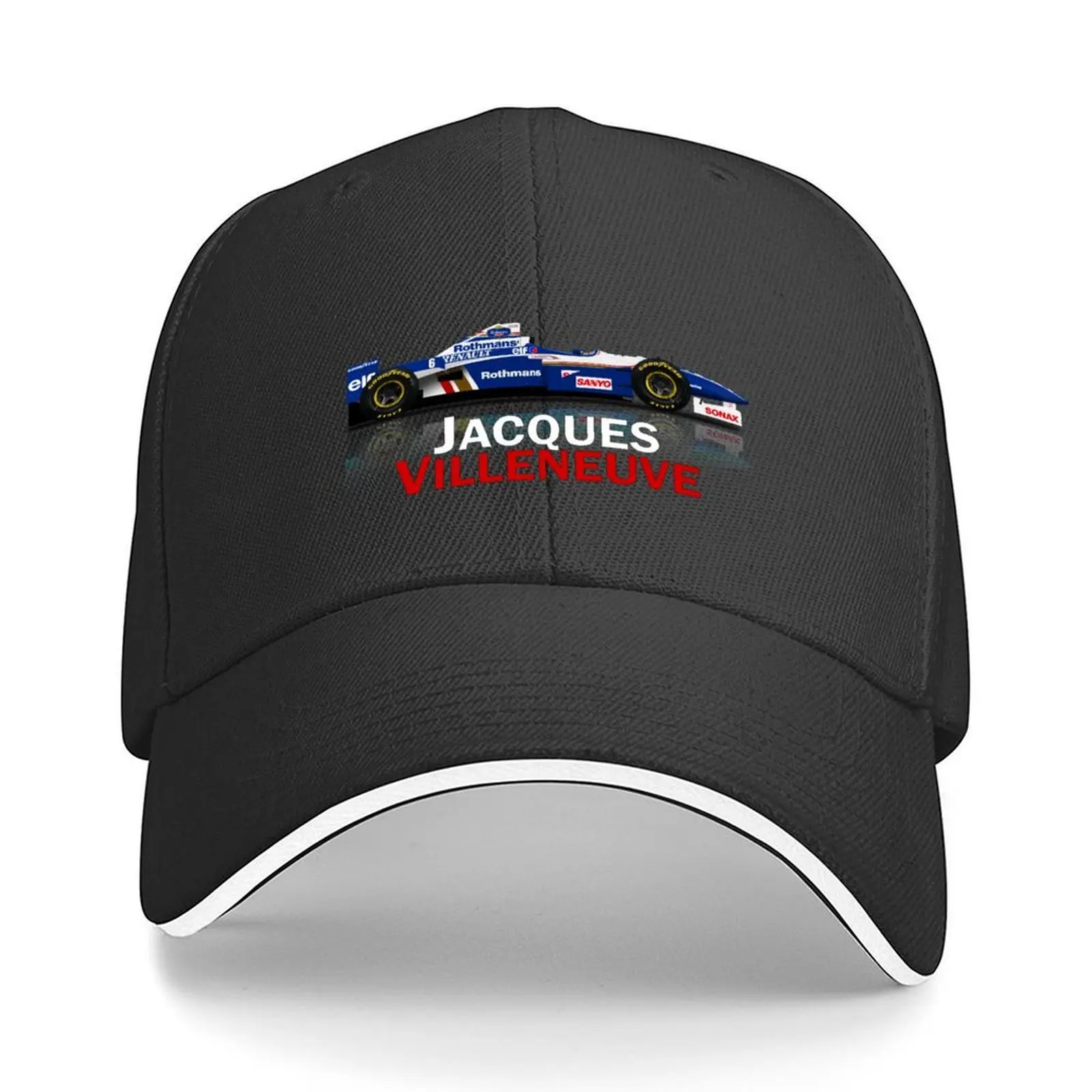 

Jacques Villeneuve - Williams FW18 - Large Text Baseball Cap Beach Outing party Hat Anime Ball Cap For Women 2025 Men's