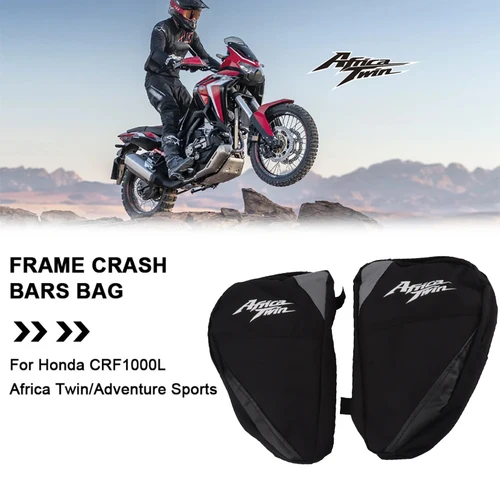Alforja impermeable para Moto, bolsa de colocación de parachoques para Honda CRF1000L Africa Twin CRF 1000 L Adventure Sports