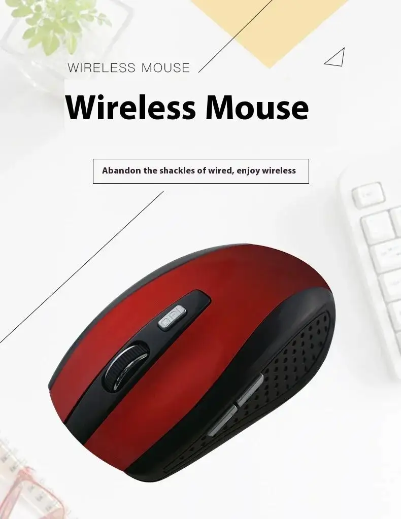 Wireless Bluetooth Mouse Silent Mouse 2.4G Portable Mobile Optical Mice Adjustable DPI Levels For Office Notebook MacBook Laptop
