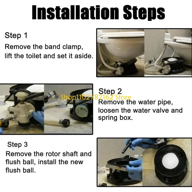 

547B Efficient Toilet Flush Ball Set 385318162 600342537 600342766 For Improved Sanitation Longevity Ensures Optimal Hygiene