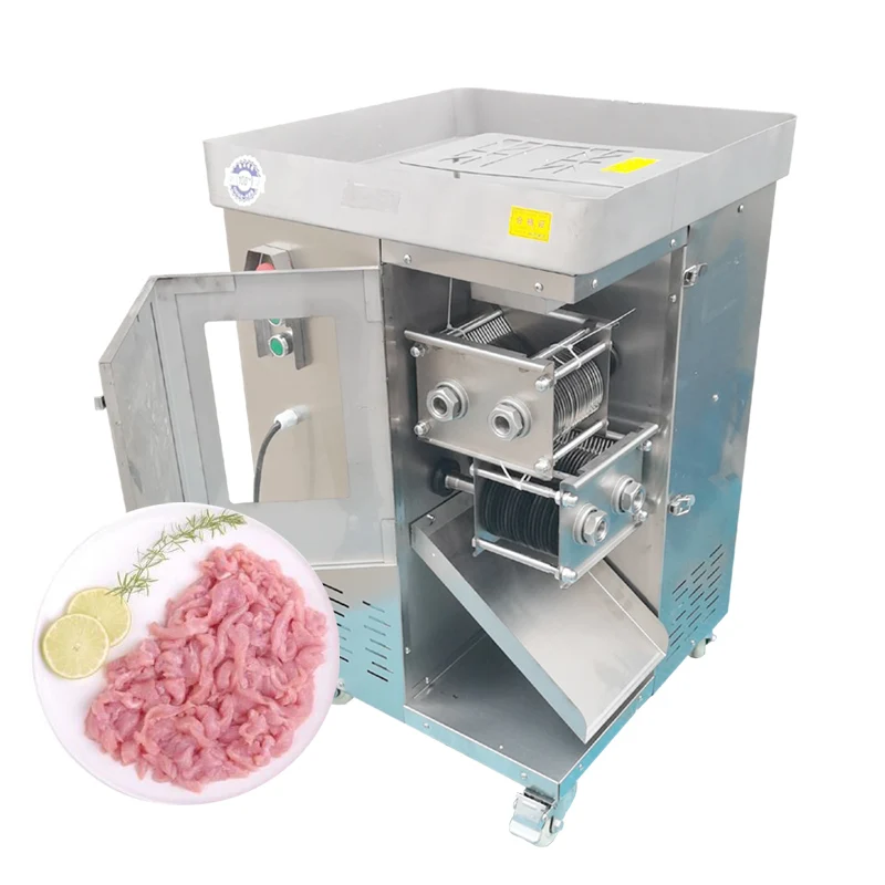 Electric Commercial Meat Slicer Shredding Machine Pork Lamb Beef Food Chopper Meat Grinder Dicing Machine