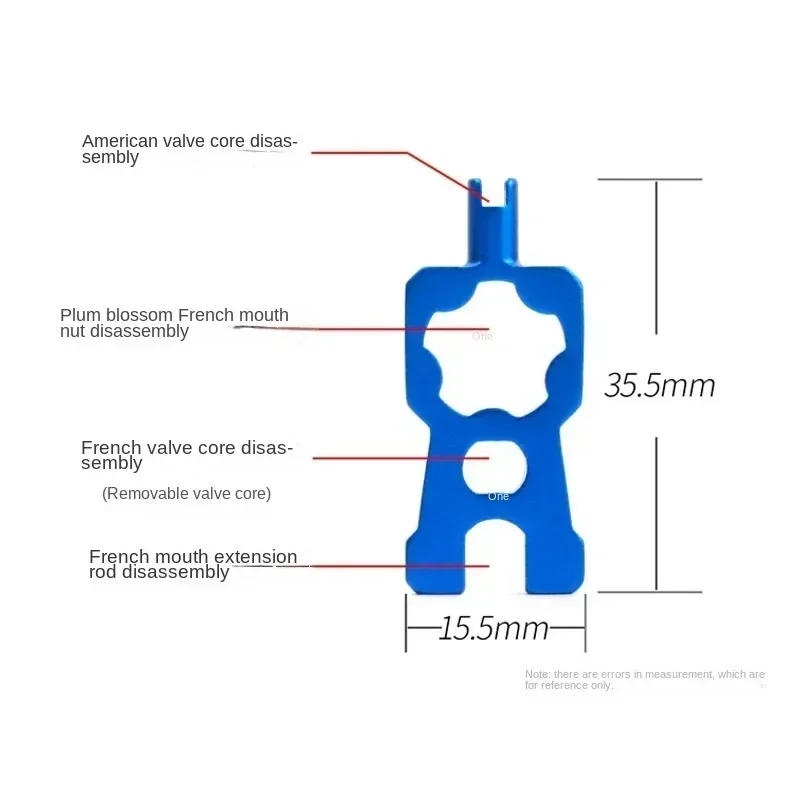 1Pc MTB Road Bike Valve Removal Wrench Multifunction Tire Nozzle Installation Spanner Valve Core Tools