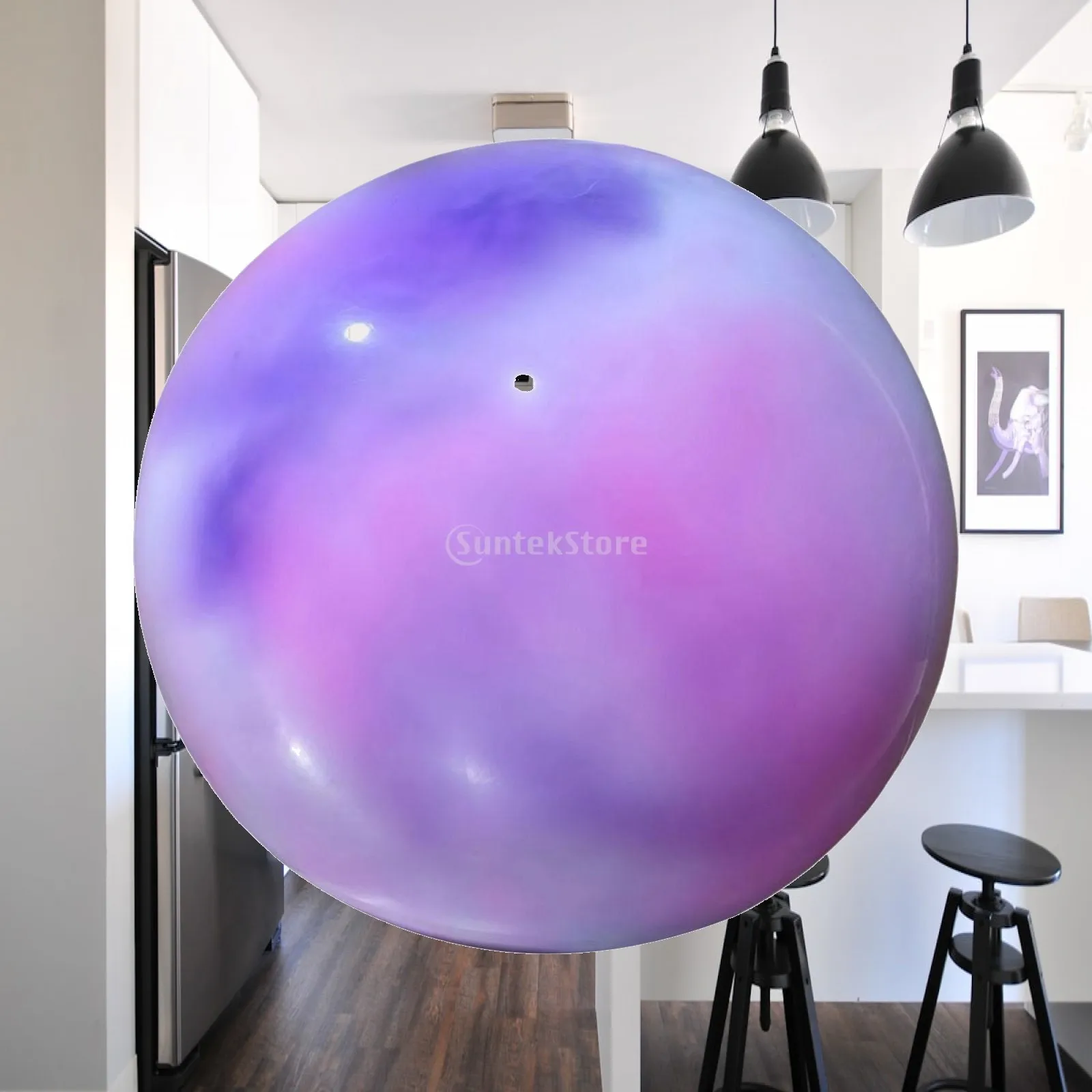 PVC Fitness Ball 18cm Small Workout Yoga Ball for Dance Training and Competition Performance