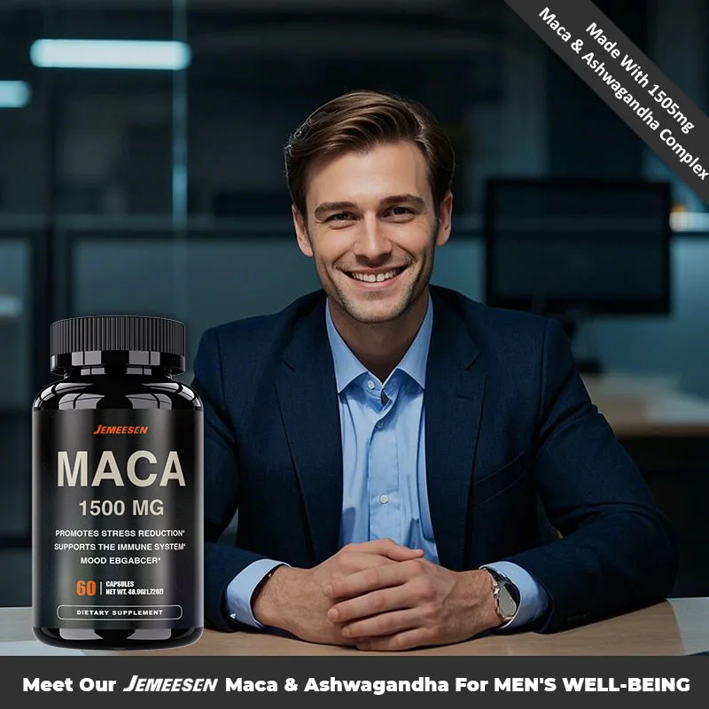 Maca Root Capsules - Improve Athletic Performance and Endurance, Improve Mood, Boost Energy Production, and Strengthen Immunity