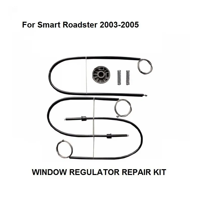 

4 set total ( 2 L+ 2 R) FOR SMART ROADSTER WINDOW REGULATOR REPAIR KIT FRONT RIGHT SIDE 2003 2004 2005