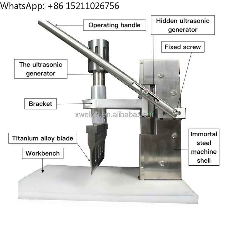 Multi Function Ultrasonic Food Slicing Machine Ultrasonic Cheesecake Pizza Slicing Machine Bread Cutting Knife